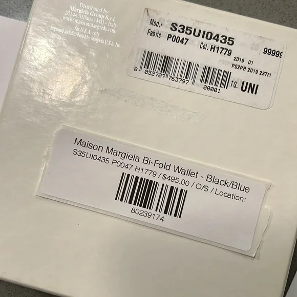 NWT Maison Margiela Bi-fold mens wallet